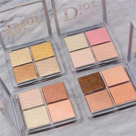 dior backstage face and body glow swatch|Dior Backstage face glow palette.